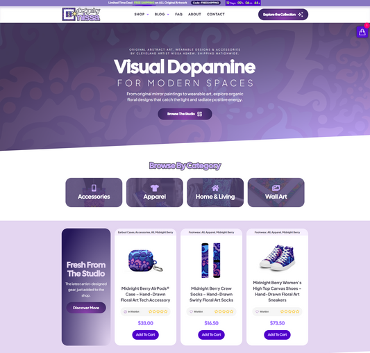 A Loud Studio Needs a Quiet Gallery: The New Website Redesign