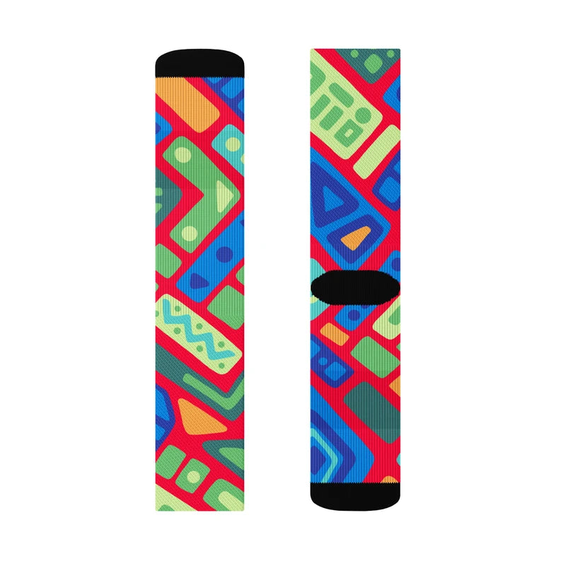 Psychedelic Maximalist Crew Socks image 4