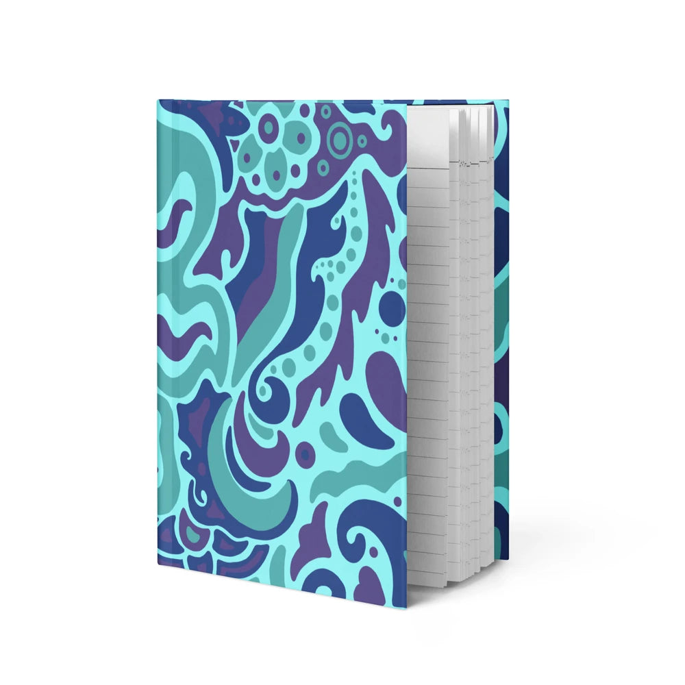 Psychedelic Maximalist Hardcover Journals - Electric Bloom image