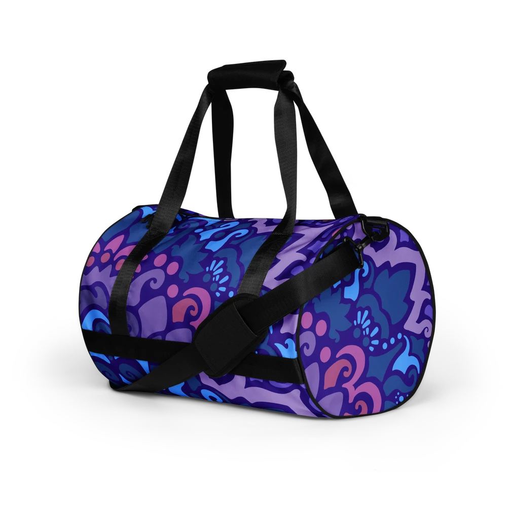 Psychedelic Maximalist All-Over Print Gym Bags image 6