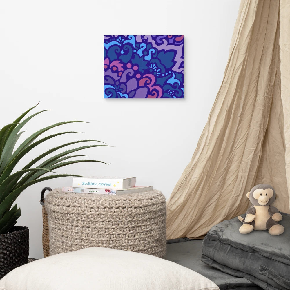 Psychedelic Maximalist Canvas Prints image 4