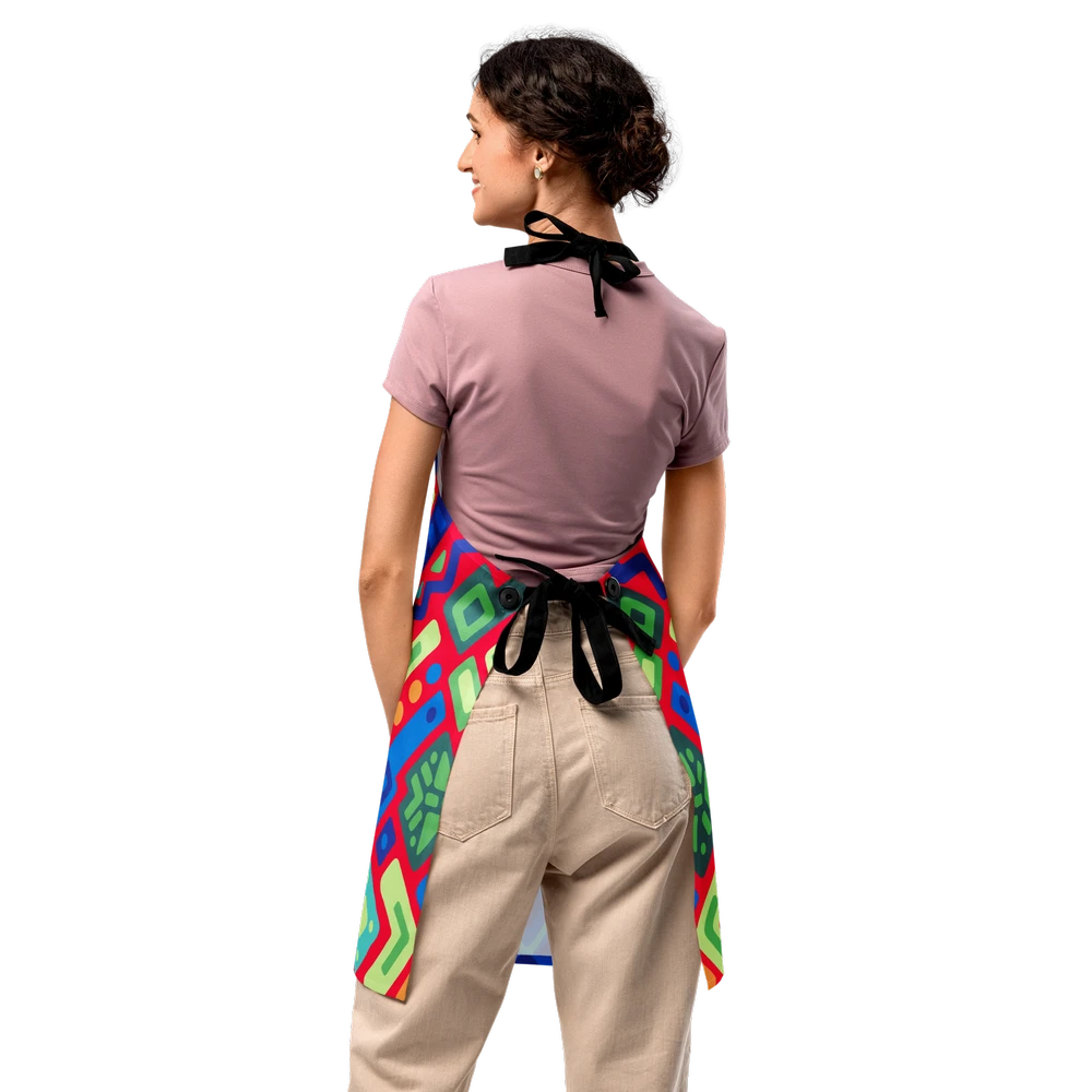 Psychedelic Maximalist All-Over Print Aprons image 5