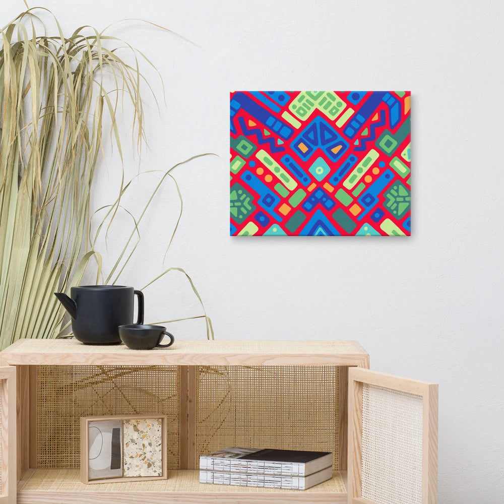 Psychedelic Maximalist Canvas Prints image 2