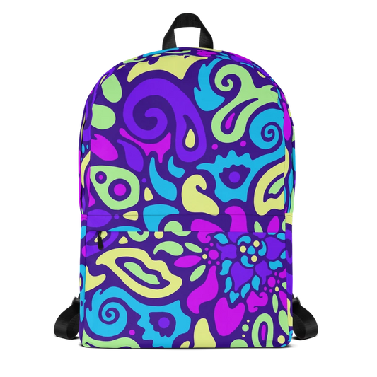 Psychedelic Maximalist All-Over Print Backpacks image 0