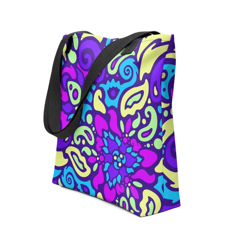 Psychedelic Maximalist All-Over-Print Tote Bags image 0