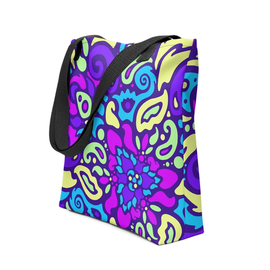 Psychedelic Maximalist All-Over-Print Tote Bags image 0