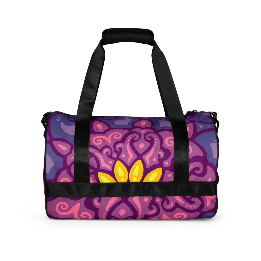 Psychedelic Maximalist All-Over Print Gym Bags image 4