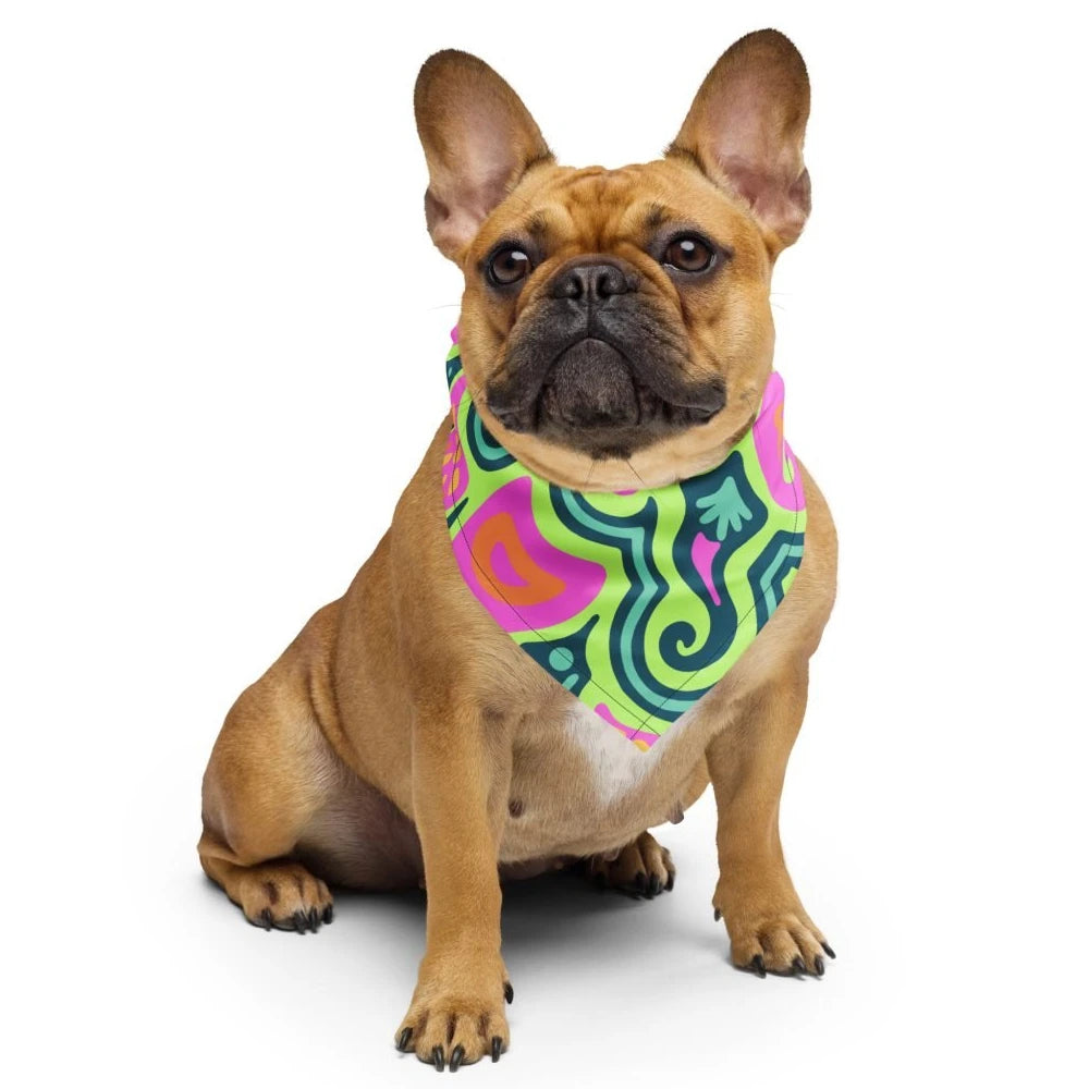 Psychedelic Maximalist All-Over Print Bandanas image 3