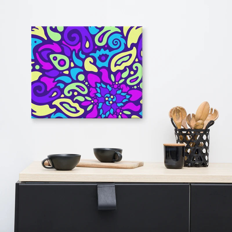 Psychedelic Maximalist Canvas Prints image 5