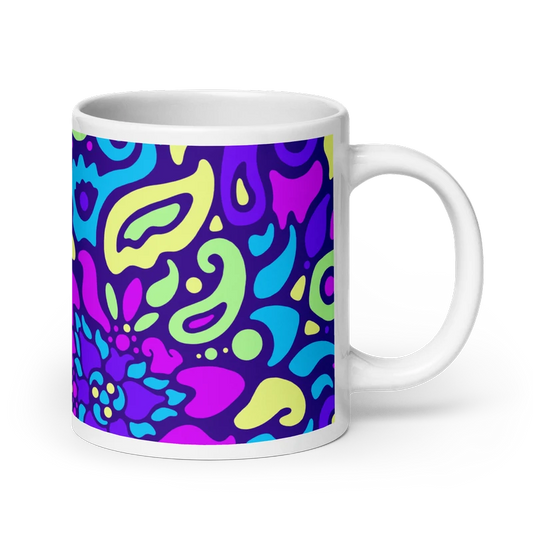 Psychedelic Maximalist Ceramic Coffee Mugs image 0